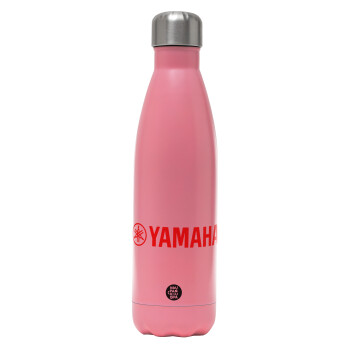 Yamaha, Metal mug thermos Pink Mat (Stainless steel), double wall, 500ml