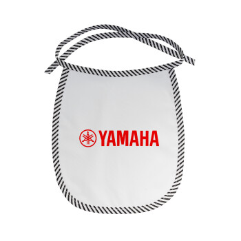 Yamaha, Σαλιάρα μωρού αλέκιαστη με κορδόνι Μαύρη