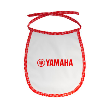 Yamaha, Σαλιάρα μωρού αλέκιαστη με κορδόνι Κόκκινη
