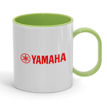 Yamaha, Κούπα (πλαστική) (BPA-FREE) Polymer Πράσινη για παιδιά, 330ml