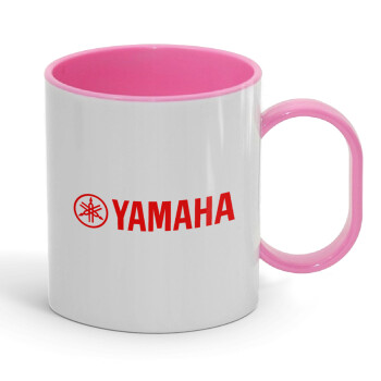 Yamaha, Κούπα (πλαστική) (BPA-FREE) Polymer Ροζ για παιδιά, 330ml