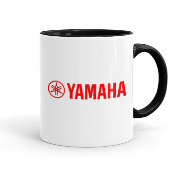 Yamaha, Mug colored black, ceramic, 330ml