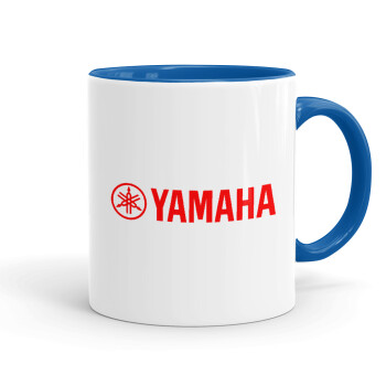 Yamaha, Mug colored blue, ceramic, 330ml