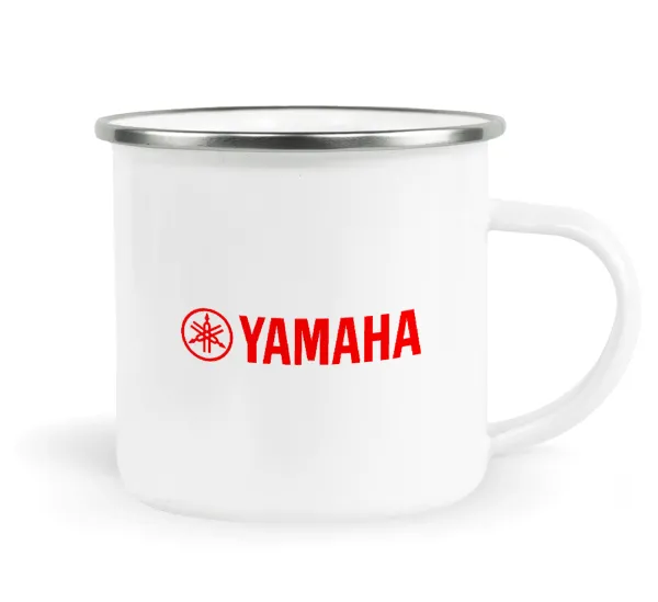 Yamaha — Metallic enamel cup white 360ml