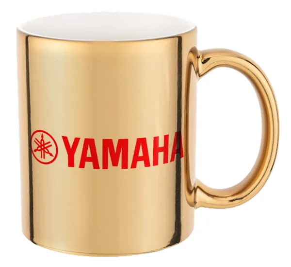 Yamaha — Mug ceramic, gold mirror, 330ml