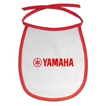 Yamaha, Σαλιάρα μωρού αλέκιαστη με κορδόνι Κόκκινη