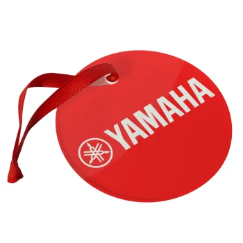Yamaha, Christmas ornament glass 9cm