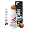 Bascetball Metal mug thermos, double wall, 550ml