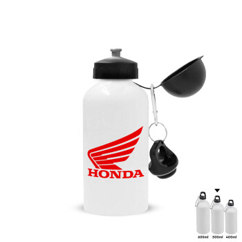 Honda, Μεταλλικό παγούρι νερού, Λευκό, αλουμινίου 500ml