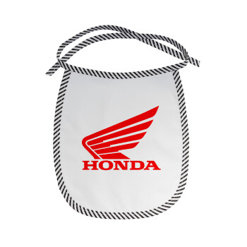 Honda, Σαλιάρα μωρού αλέκιαστη με κορδόνι Μαύρη