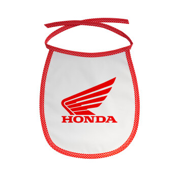 Honda, Σαλιάρα μωρού αλέκιαστη με κορδόνι Κόκκινη