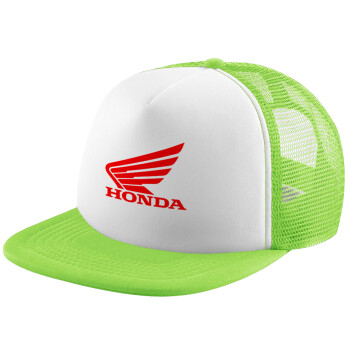 Honda, Καπέλο Soft Trucker με Δίχτυ Πράσινο/Λευκό