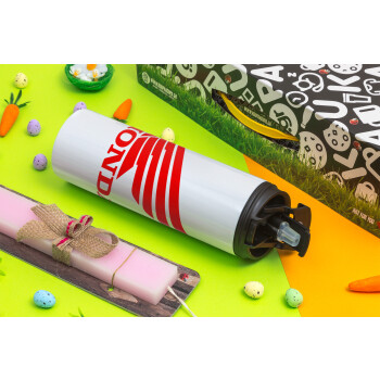 Honda, Easter candle,Travel Tumbler 2 Lids, with metal straw & cleaning brush & aromatic flat candle (30cm) (PINK)