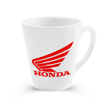 Honda, Κούπα κωνική Latte Λευκή, κεραμική, 300ml