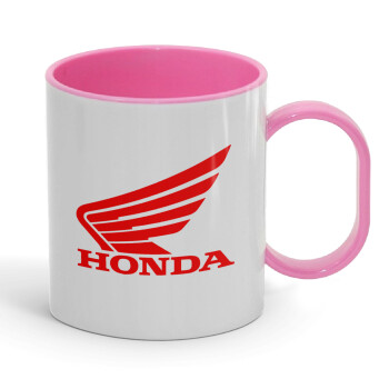 Honda, Κούπα (πλαστική) (BPA-FREE) Polymer Ροζ για παιδιά, 330ml