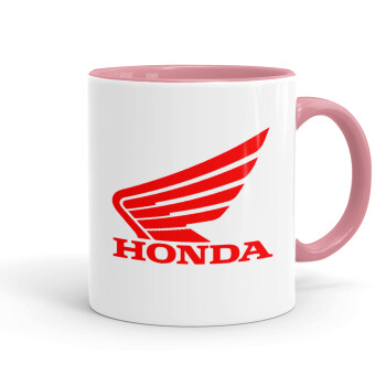 Honda, Mug colored pink, ceramic, 330ml