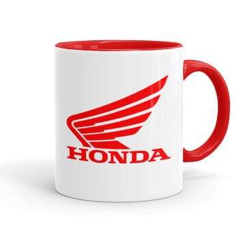 Honda, Κούπα χρωματιστή κόκκινη, κεραμική, 330ml