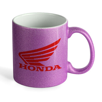 Honda, Κούπα Μωβ Glitter που γυαλίζει, κεραμική, 330ml