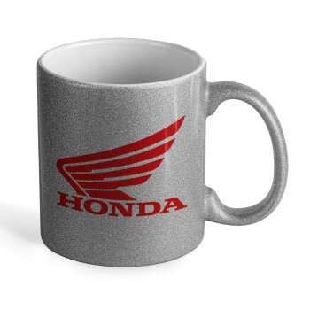 Honda, Κούπα Ασημένια Glitter που γυαλίζει, κεραμική, 330ml