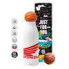 Bascetball Metal mug thermos, double wall, 550ml