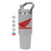 GREY color, 890ml (30oz) stainless Steel Tumbler with Handle