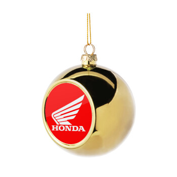 Honda, Χριστουγεννιάτικη μπάλα δένδρου Χρυσή 8cm