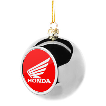 Honda, Χριστουγεννιάτικη μπάλα δένδρου Ασημένια 8cm
