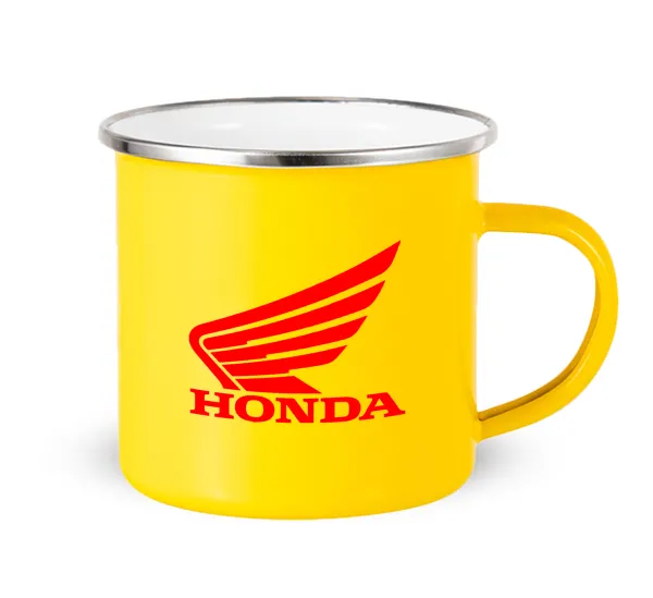 Honda — Yellow Enamel Metallic Cup 360ml