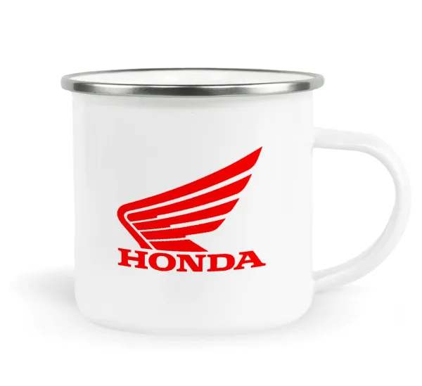 Honda — Metallic enamel cup white 360ml