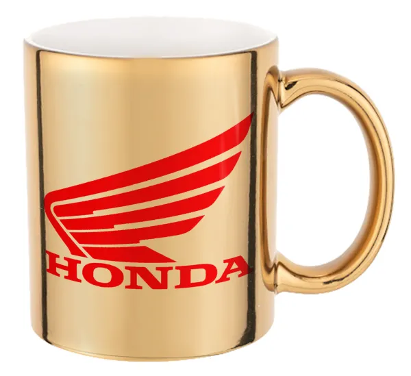 Honda — Mug ceramic, gold mirror, 330ml