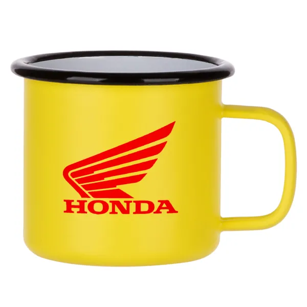 Honda — Κούπα Μεταλλική εμαγιέ ΜΑΤ Κίτρινη 360ml