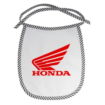 Honda, Σαλιάρα μωρού αλέκιαστη με κορδόνι Μαύρη