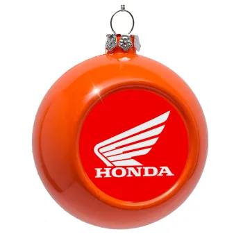 Honda, Orange Christmas tree ornament bauble 8cm
