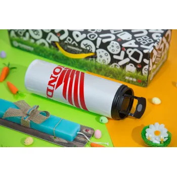 Honda, Easter candle,Travel Tumbler 2 Lids, with metal straw & cleaning brush & aromatic flat candle (30cm) (BLUE)