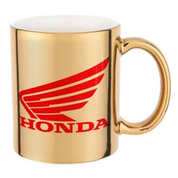 Honda, Mug ceramic, gold mirror, 330ml
