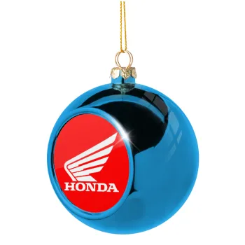 Honda, Blue Christmas tree ball ornament 8cm