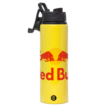 Redbull, Μεταλλικό παγούρι νερού με καπάκι ασφαλείας, αλουμινίου 850ml