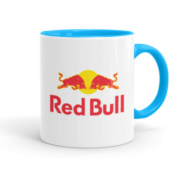 Redbull, Mug colored light blue, ceramic, 330ml