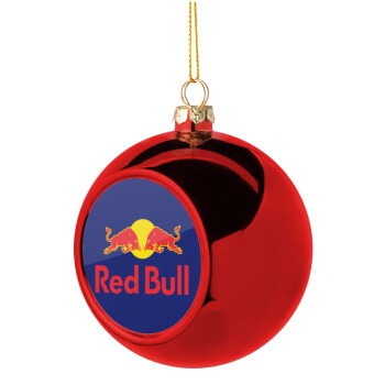 Redbull, Χριστουγεννιάτικη μπάλα δένδρου Κόκκινη 8cm
