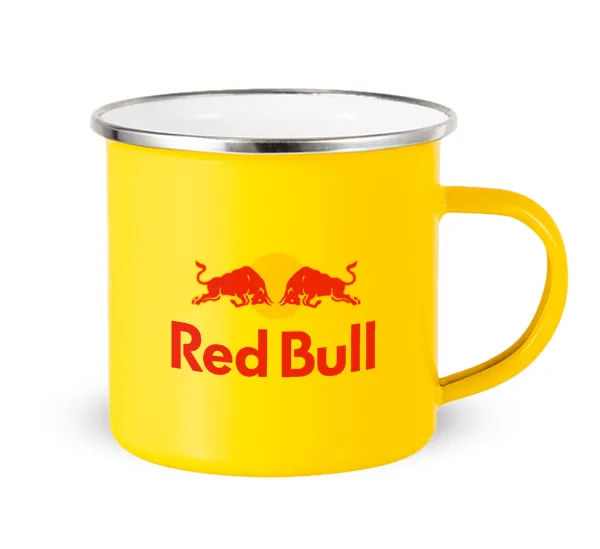 Redbull — Yellow Enamel Metallic Cup 360ml