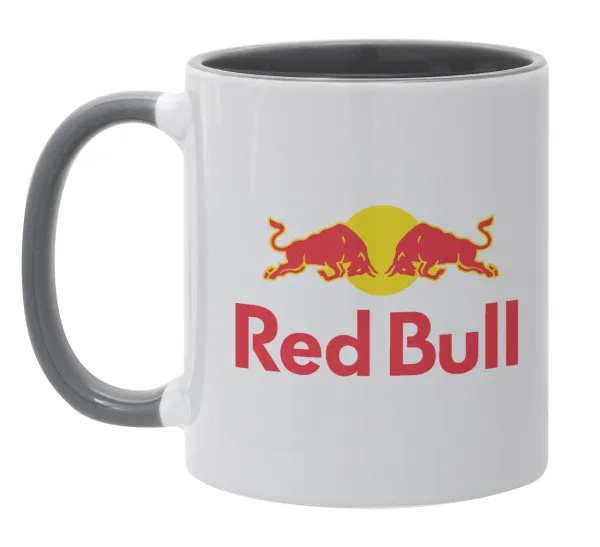 Redbull — Mug colored grey, ceramic, 330ml