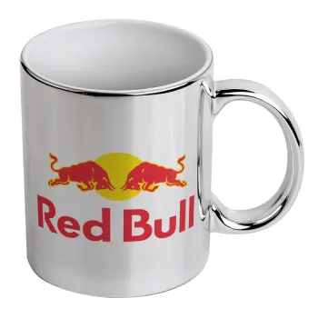 Redbull, Κούπα κεραμική, ασημένια καθρέπτης, 330ml
