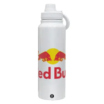 Redbull, 1L Stainless Steel Thermal Bottle with Phone Holder & Double Wall Insulation