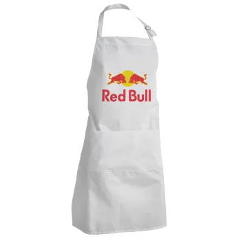 Redbull, Adult Chef Apron (with sliders and 2 pockets)
