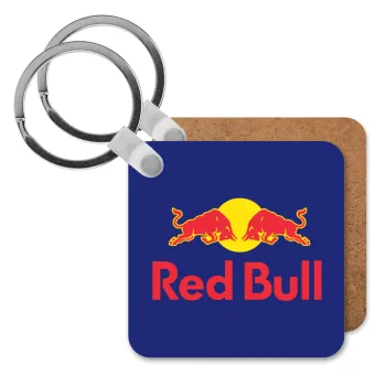 Redbull, Μπρελόκ Ξύλινο τετράγωνο MDF
