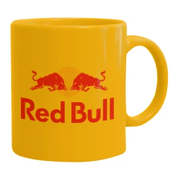 Redbull, Κούπα, κεραμική κίτρινη, 330ml