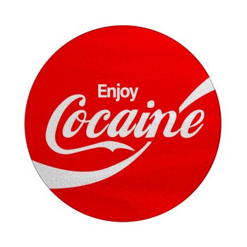Enjoy Cocaine, Επιφάνεια κοπής γυάλινη στρογγυλή (30cm)