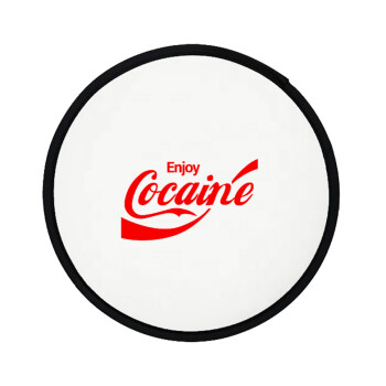 Enjoy Cocaine, Βεντάλια υφασμάτινη αναδιπλούμενη με θήκη (20cm)