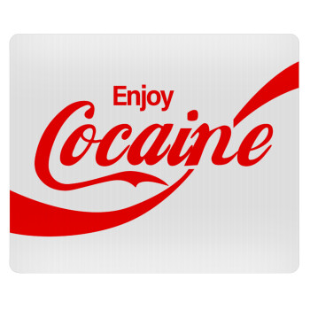 Enjoy Cocaine, Mousepad ορθογώνιο 23x19cm