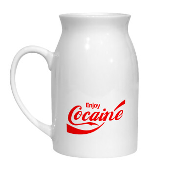 Enjoy Cocaine, Κανάτα Γάλακτος, 450ml (1 τεμάχιο)
